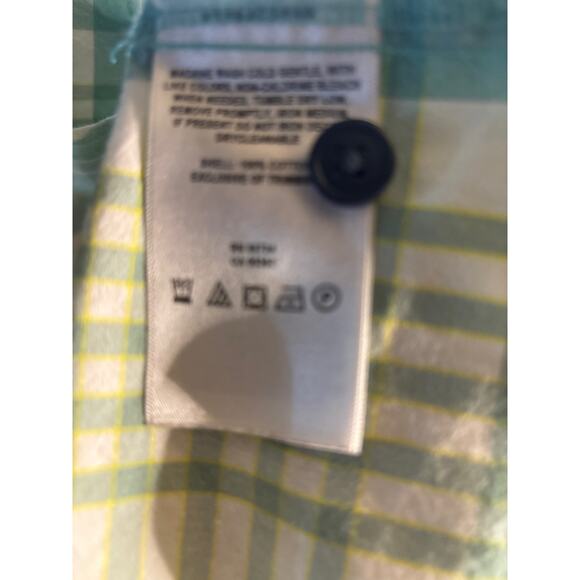 Columbia Plaid Short Sleeve Button Up Shirt L Academia Minimalist Grandpacore - Picture 9 of 9
